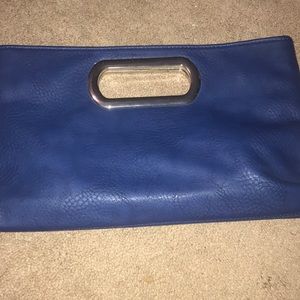 Charming Charlie Navy Clutch.